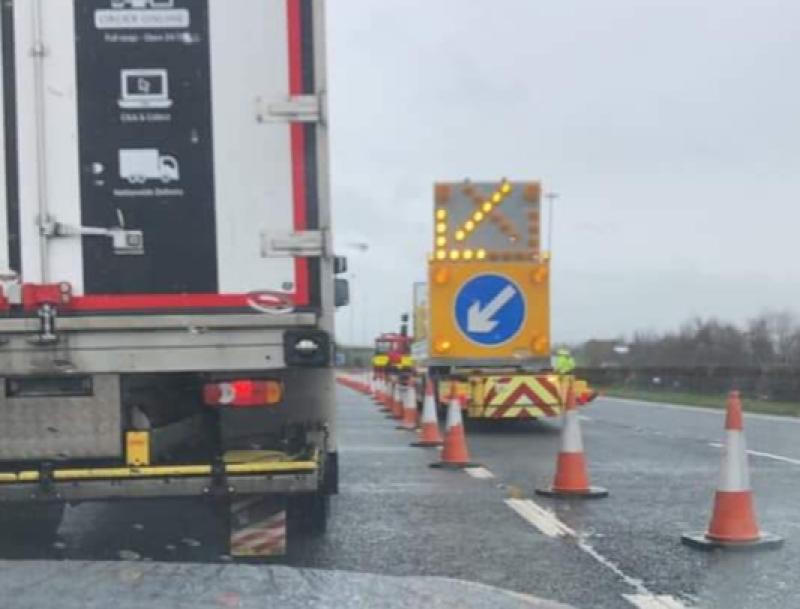 Man killed after being struck by lorry on M1 in Louth