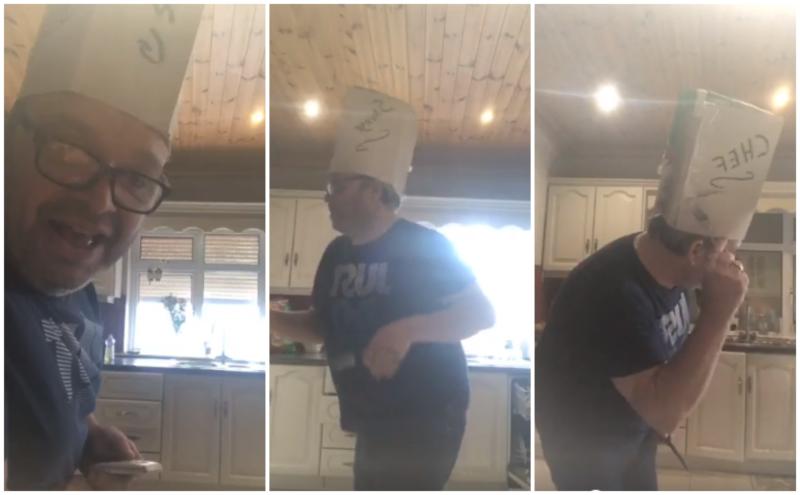Edenderry has a lockdown hero - the 'savage singing chef' 