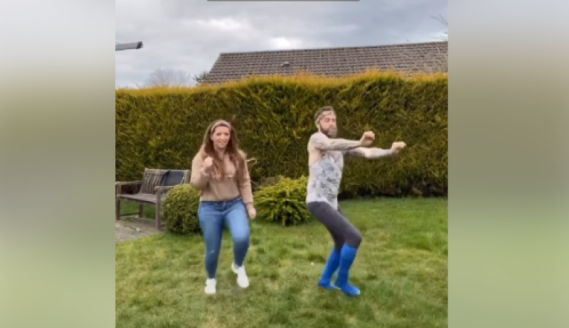 WATCH: Offaly couple's TikTok videos are the lift we all need