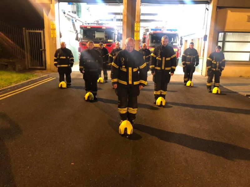 Offaly firefighters pay poignant tribute after death of colleague 