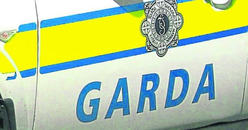 Garda car rammed