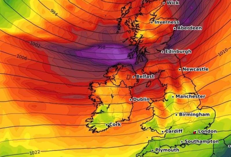 Ireland weather forecast for the weekend from Met Eireann