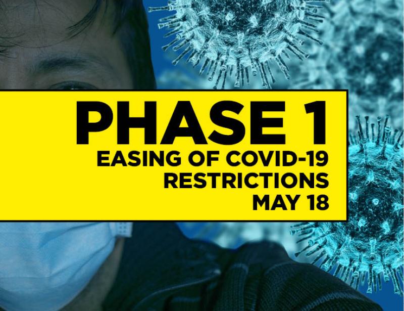 Phase 1 of the easing of the Covid-19 restrictions - in effect since May 18