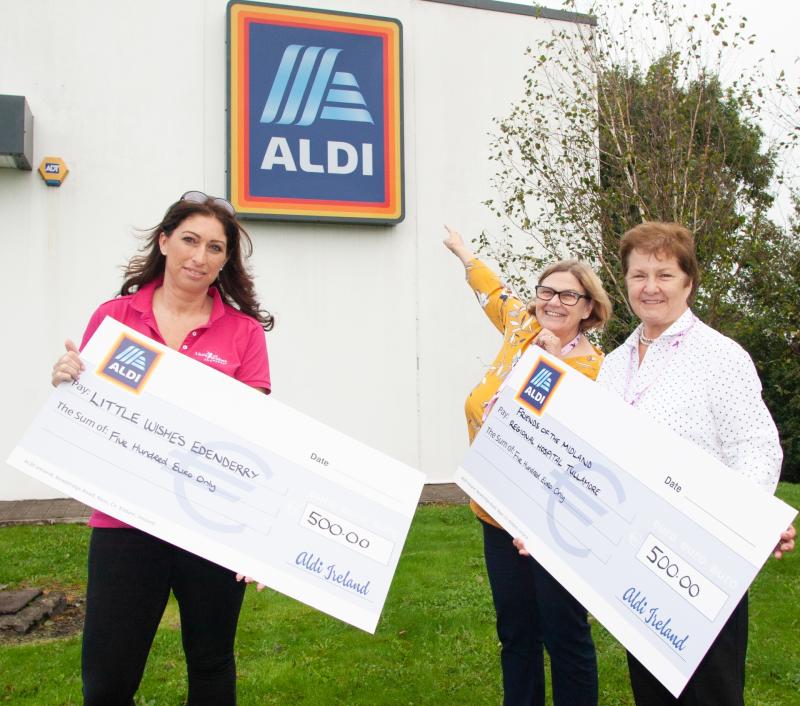 Two Offaly charities receive funding from Aldi&rsquo;s Community Grants Programme 
