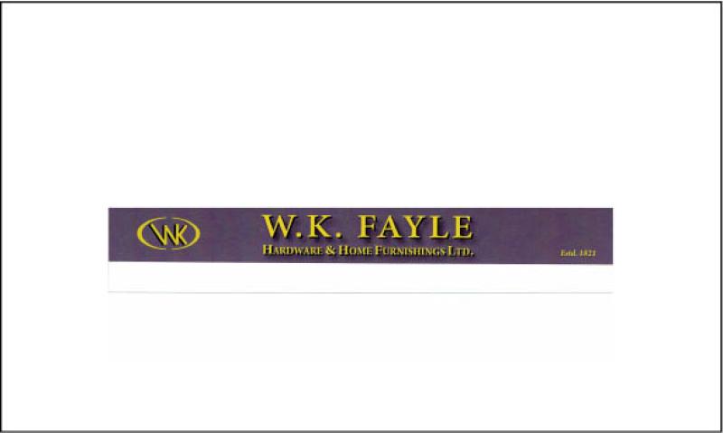 WK Fayle Hardware & Home Furnishings Ltd
