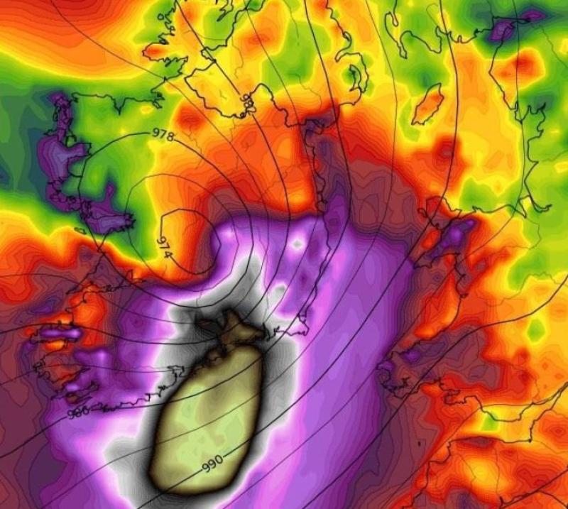 UPDATE: Storm Ellen could bring red warnings and 185km/h winds to Ireland tonight 
