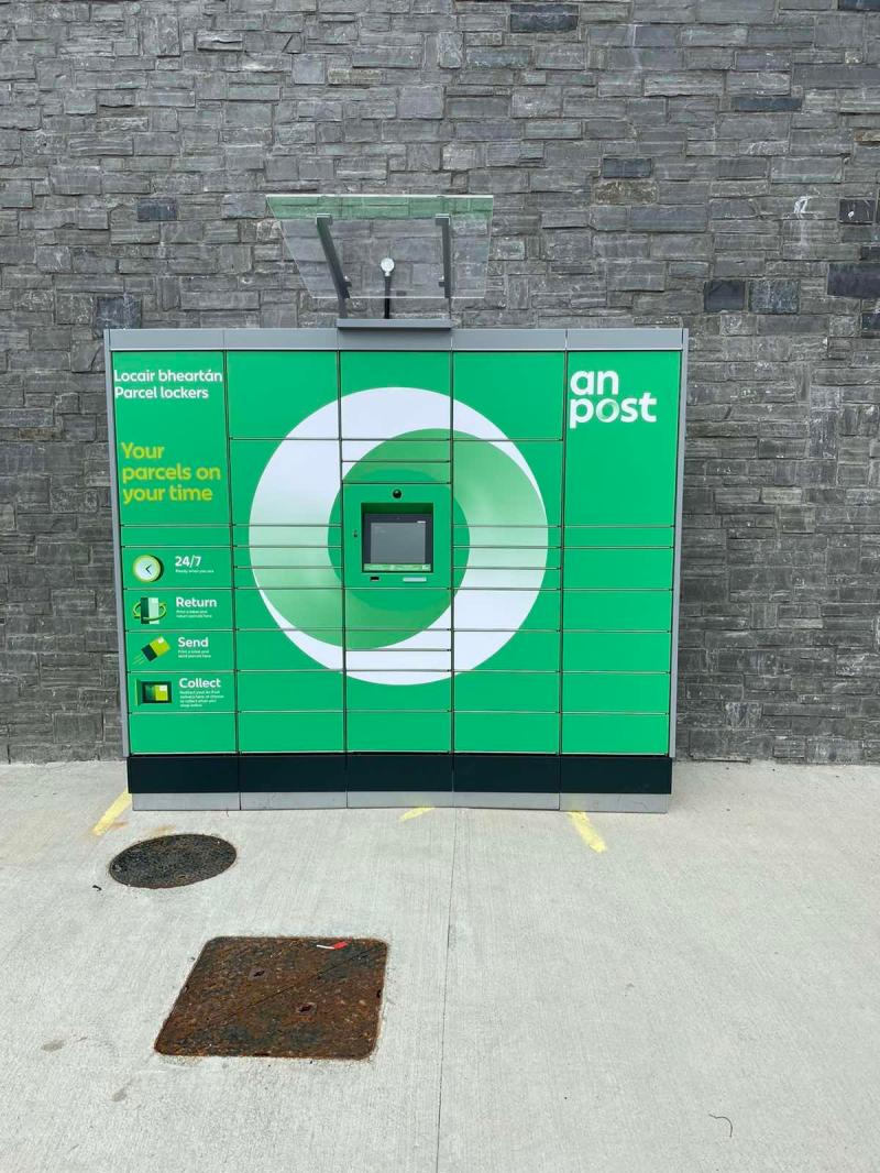 An Post install parcel locker in Tullamore