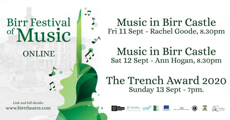 The Show Must Go On:  Birr Festival of Music to stream concerts online in September