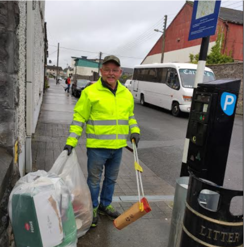 Discarded face masks littering Tullamore streets