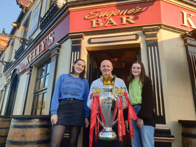Kop that! Offaly pub celebrates reopening with special guest