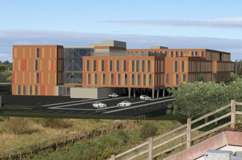 Ambitious plans unveiled for half built hospital outside Tullamore