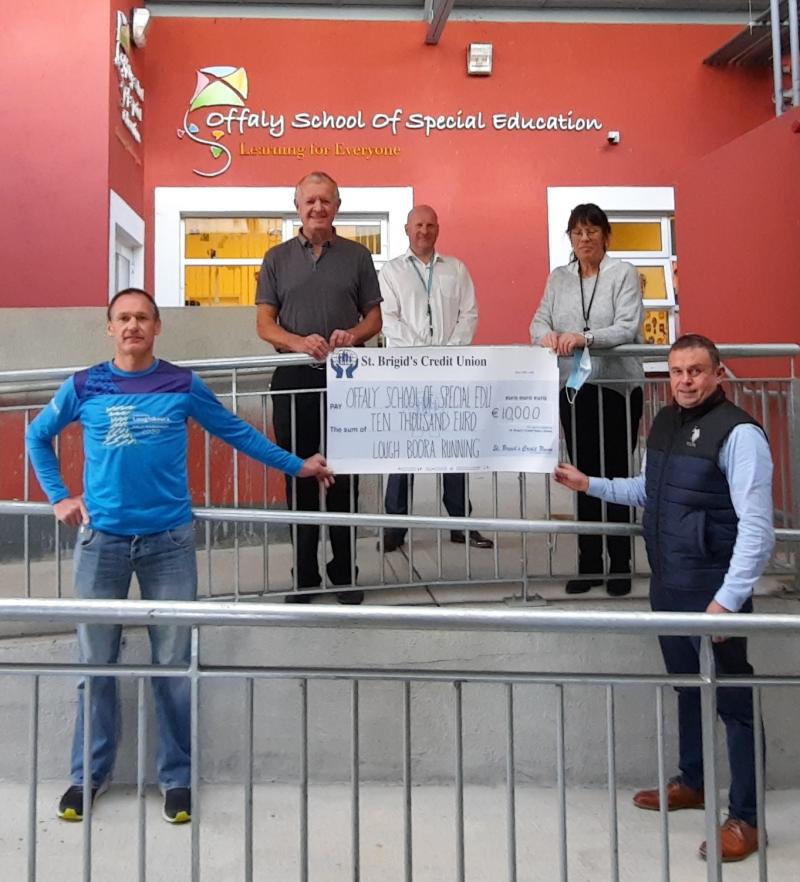 Cheque presented to Offaly School of Special Education 