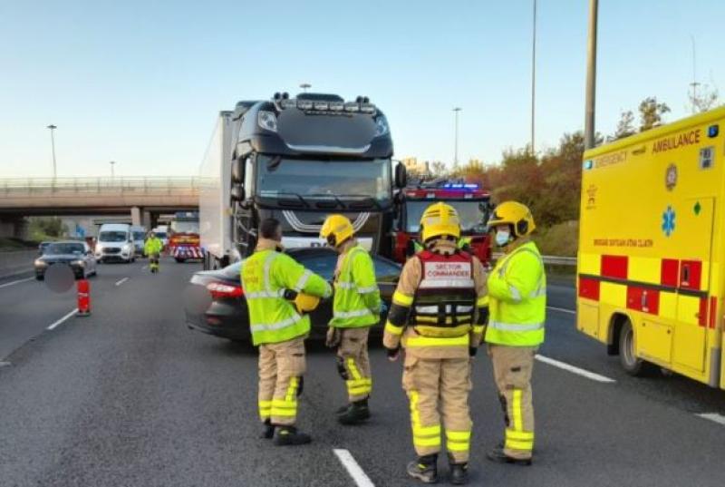 TRAFFIC: Offaly commuters impacted by M50 crash 