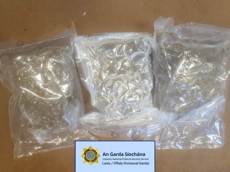 Garda&iacute; find &euro;60,000 of cannabis during search of house on Offaly border
