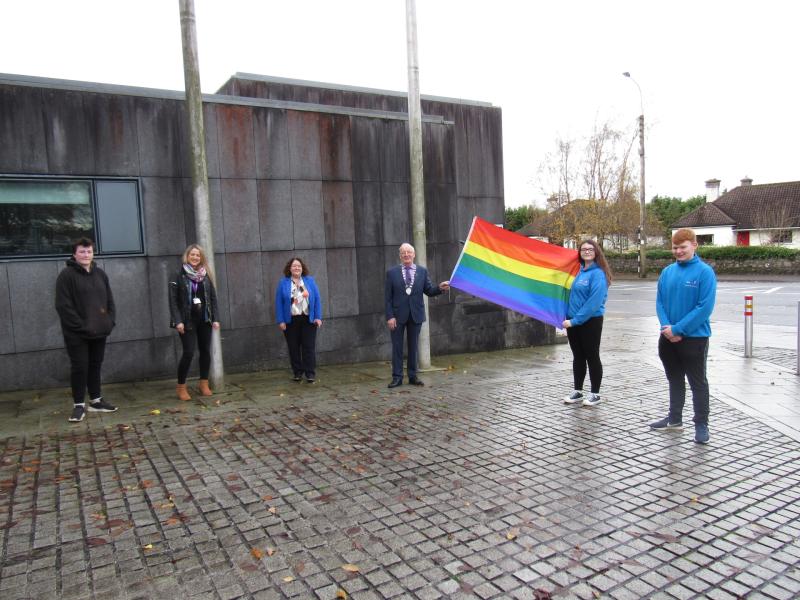 Offaly County Council flies the flag for LGBTI+ Awareness Week