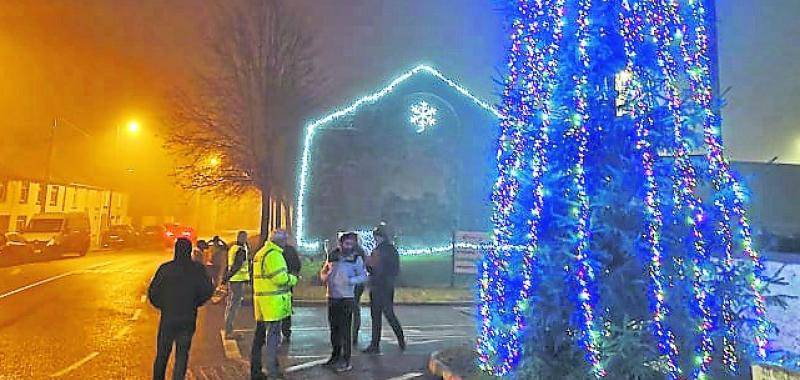 Spectacular Christmas tree lights up Offaly village for festive season