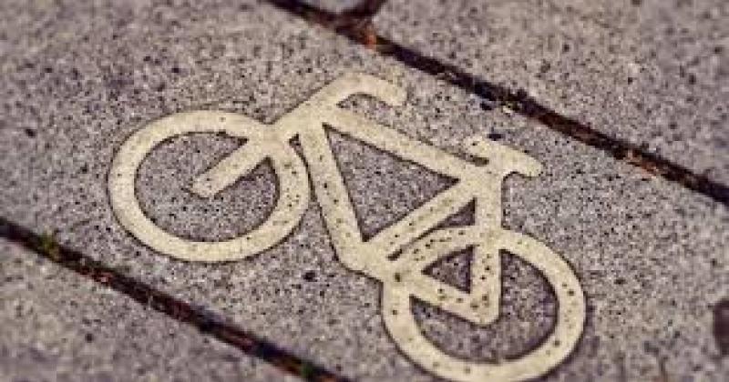 An elderly woman was injured when a footpath cyclist collided with her