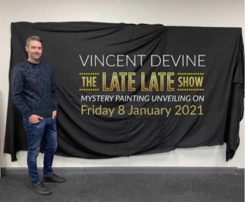 Late Late Show will feature acclaimed Offaly artist's new work