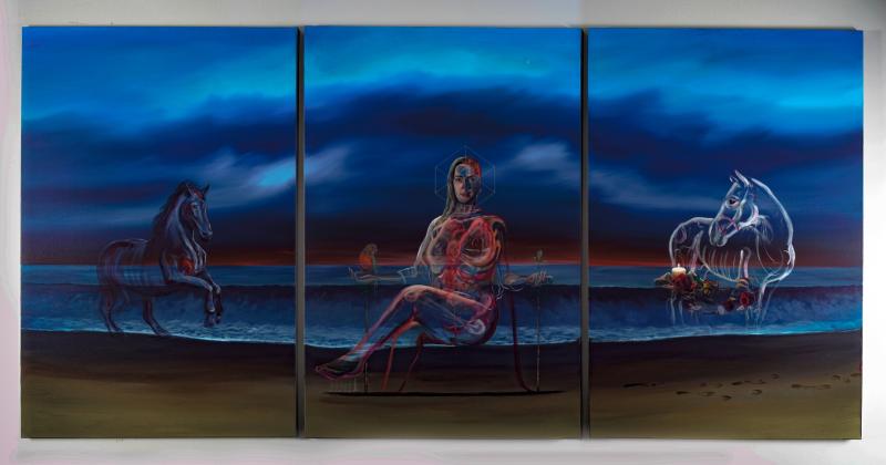 Offaly man's stunning painting of Vicky Phelan unveiled on Late Late Show