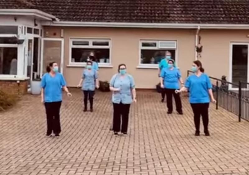 Offaly nursing home staff take on Jerusalema challenge and absolutely nail it