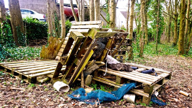 DISGRACEFUL: Offaly's popular 'Bug Hotel' vandalised