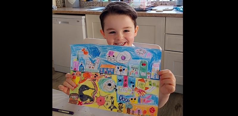 Offaly youngster second in Ireland in colouring competition 