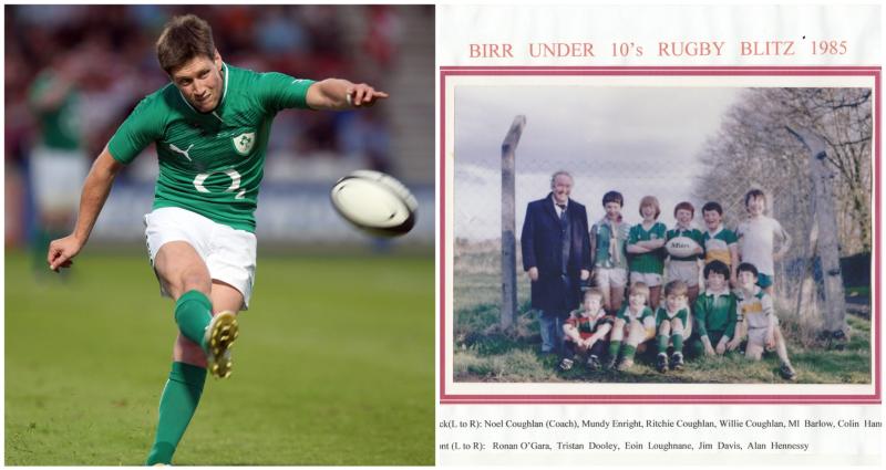 The day Ronan O'Gara and Mundy lined out for Offaly rugby club 