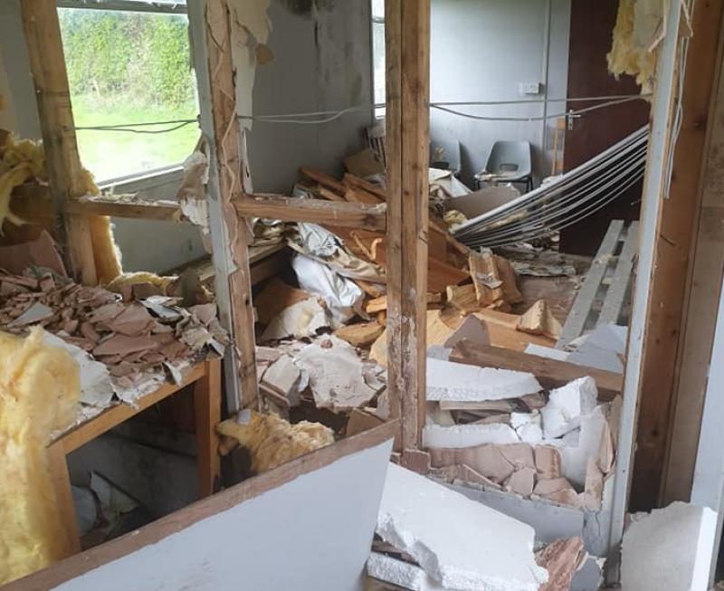 Offaly club left 'upset and angry' after vandals destroy dressing rooms