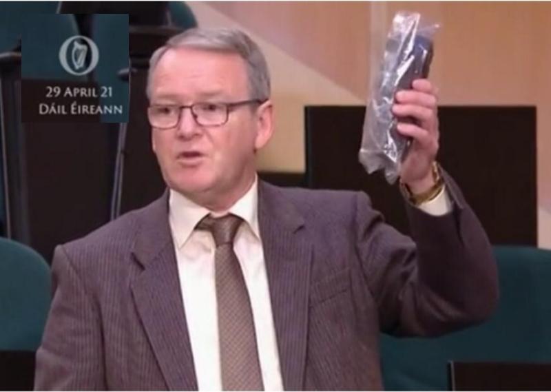 'I do not see the sense in this' Laois TD brings German briquette to Dáil 