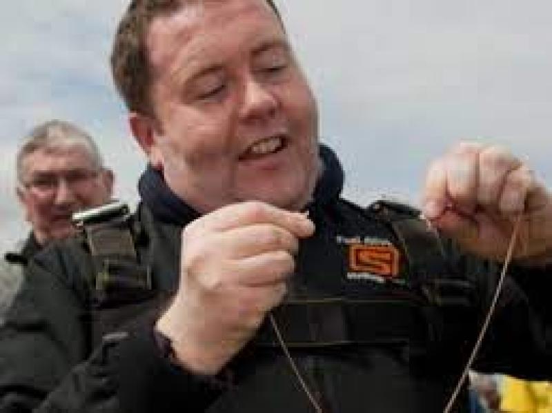 Fr Shane Crombie on a flying visit to Tullamore