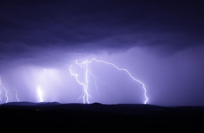 rain and thunder