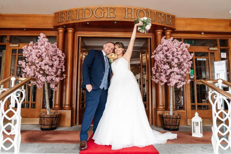Weddings are back! Couple tie the knot in Offaly after long lockdown 