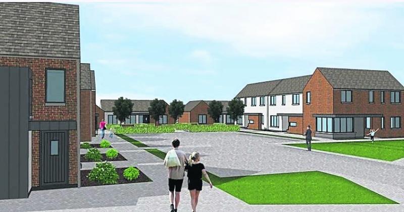 An artist's impression of the Kearney's Field development 