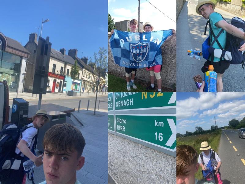 Dublin lads on charity walk across Ireland receive incredible welcome in Offaly