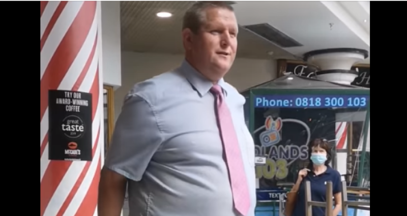 WATCH: John Cusack marks 25 years as Bridge Centre manager in Tullamore 