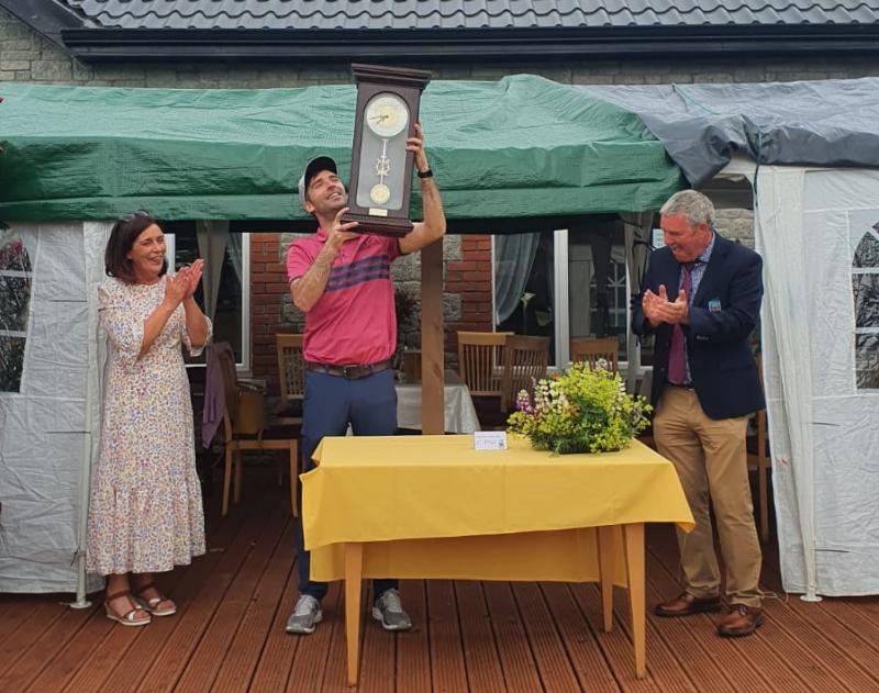 Lusmagh celebrates as son wins father's captain's prize in Kilrush Golf Club