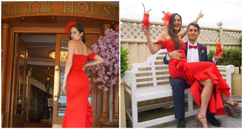 DROP RED GORGEOUS! Bride in Offaly breaks tradition with red dress 