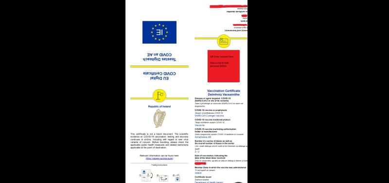 Digital Covid passports have arrived in Offaly
