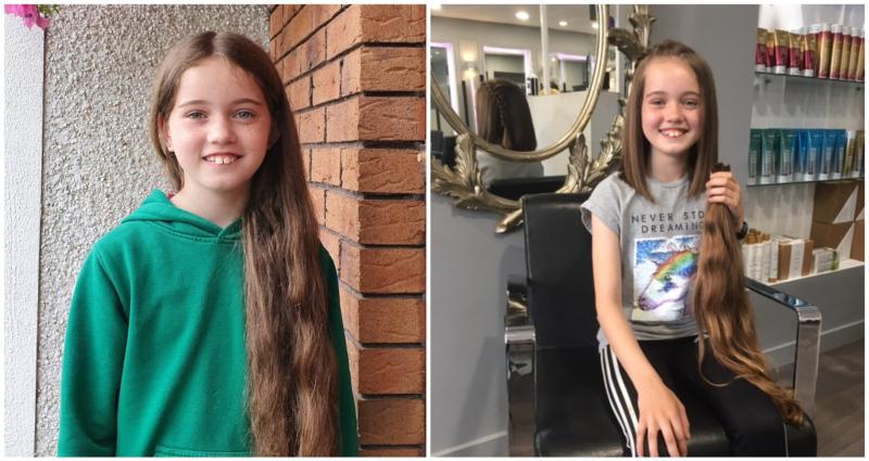 Offaly girl cuts her lovely long locks for a brilliant cause 