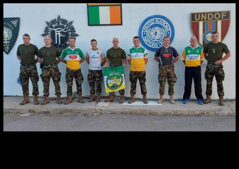 Offaly soldiers in Syria show support for U20 footballers 
