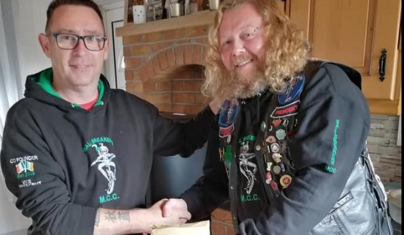 Offaly bikers raise funds for seriously ill club member