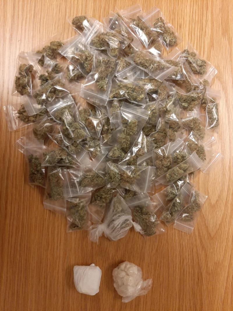 Cocaine and cannabis seized from teens in Offaly raid