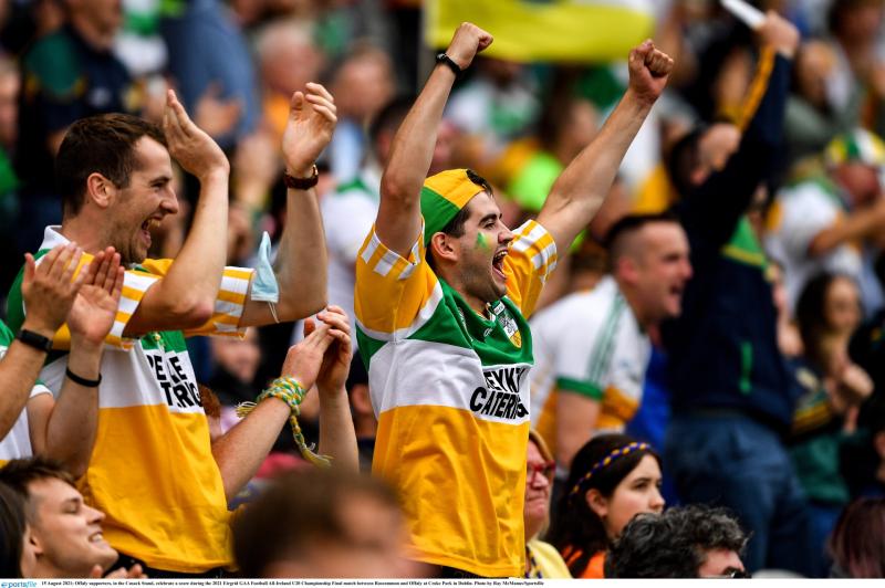 WATCH: Absolute scenes at the final whistle as Offaly win All-Ireland U-20 Football FInal
