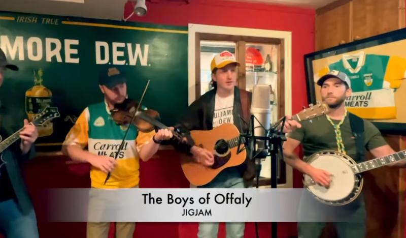 WATCH: Offaly band record brilliant tribute song for county's All-Ireland U-20 champions
