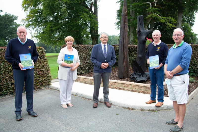 Tullamore Golf Club mark 125th anniversary with updated history book and bog oak sculpture
