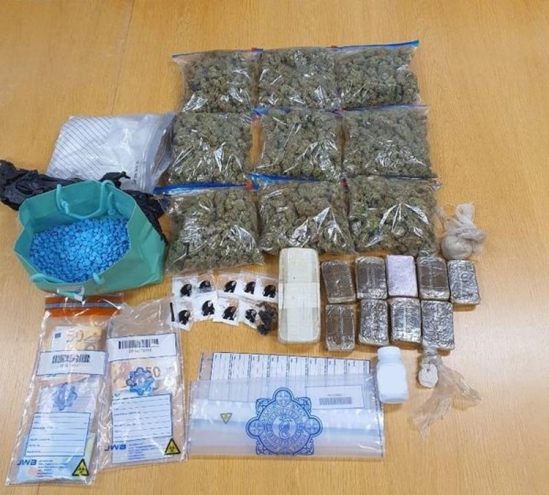 Gardai seize variety of drugs in major haul in the Midlands
