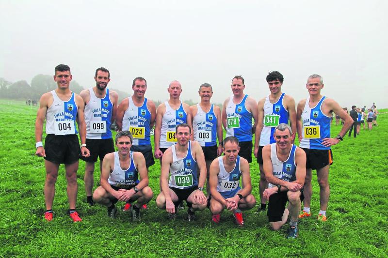 The Tullamore Harreirs men who competed in the Offaly Intermediate Cross Country Championships 