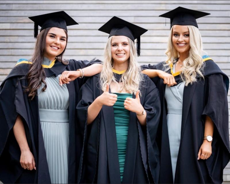 Offaly students graduate from university in style