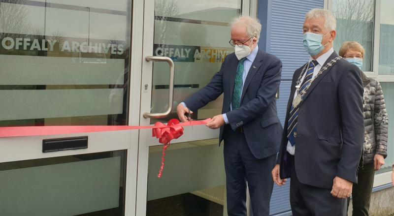 Offaly Archives hailed as 'treasure trove' by Heritage Minister