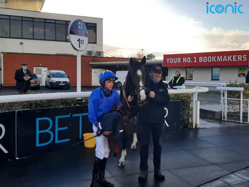 Teenage Irish jockey rides first winner at Dundalk